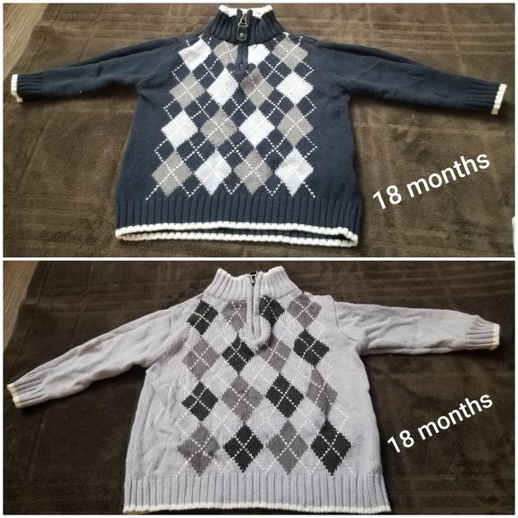 2FOR$30 - 2 Argyle Sweaters - Picture 1 of 4